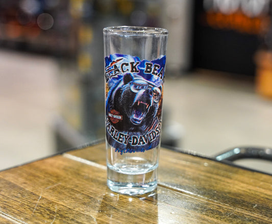Black Bear Harley-Davidson Tall Shot Glass