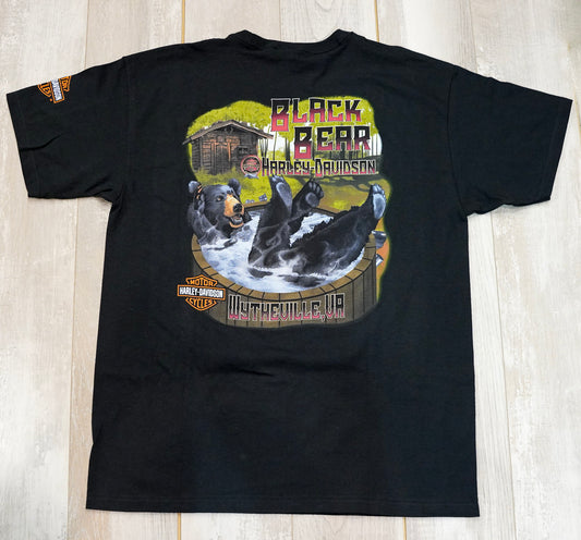 Short Sleeve Black Bear Harley-Davidson T-Shirt